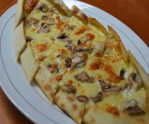 mantarlı pide